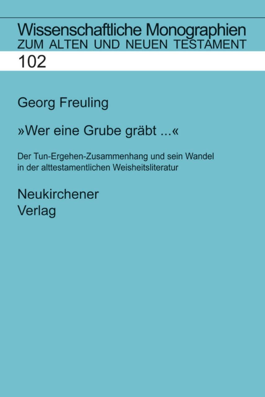 Cover: 9783788720070 | Wer eine Grube gräbt ... | Georg Freuling | Buch | 309 S. | Deutsch