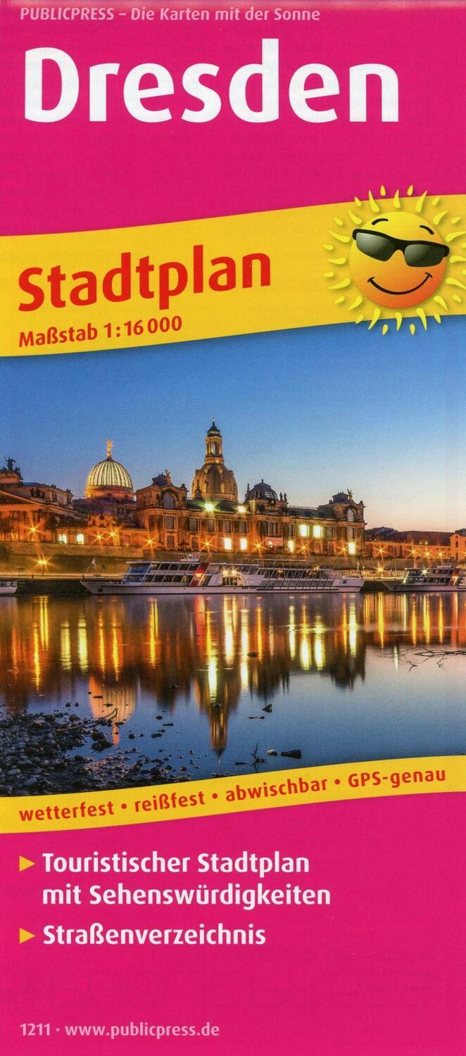 Cover: 9783961322114 | Dresden Stadtplan 1:16 000 | (Land-)Karte | Stadtplan (PUBLICPRESS)