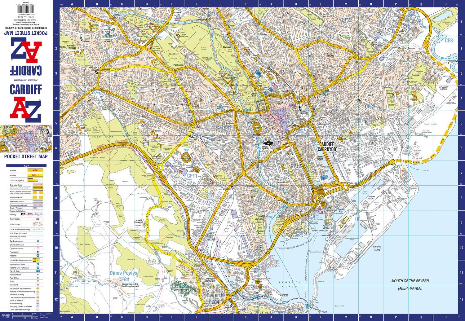 Bild: 9780008388102 | Cardiff A-Z Pocket Street Map | Geographers' A-Z Map Co Ltd | Buch