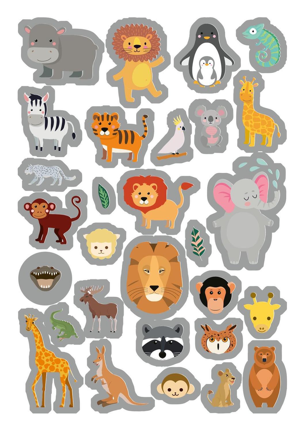 Bild: 4014489133285 | Metallic-Sticker - Wilde Tiere | Über 200 Super-Glanz-Sticker | Stück