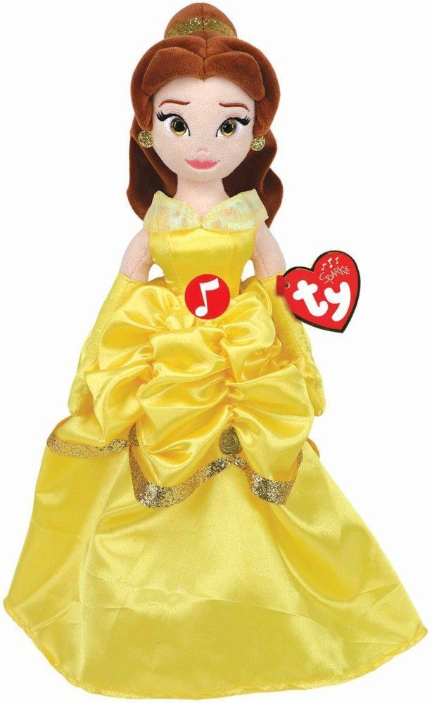 Cover: 8421024094 | Belle Prinzessin mit Sound - Disney - Beanie Babies - Med | Stück