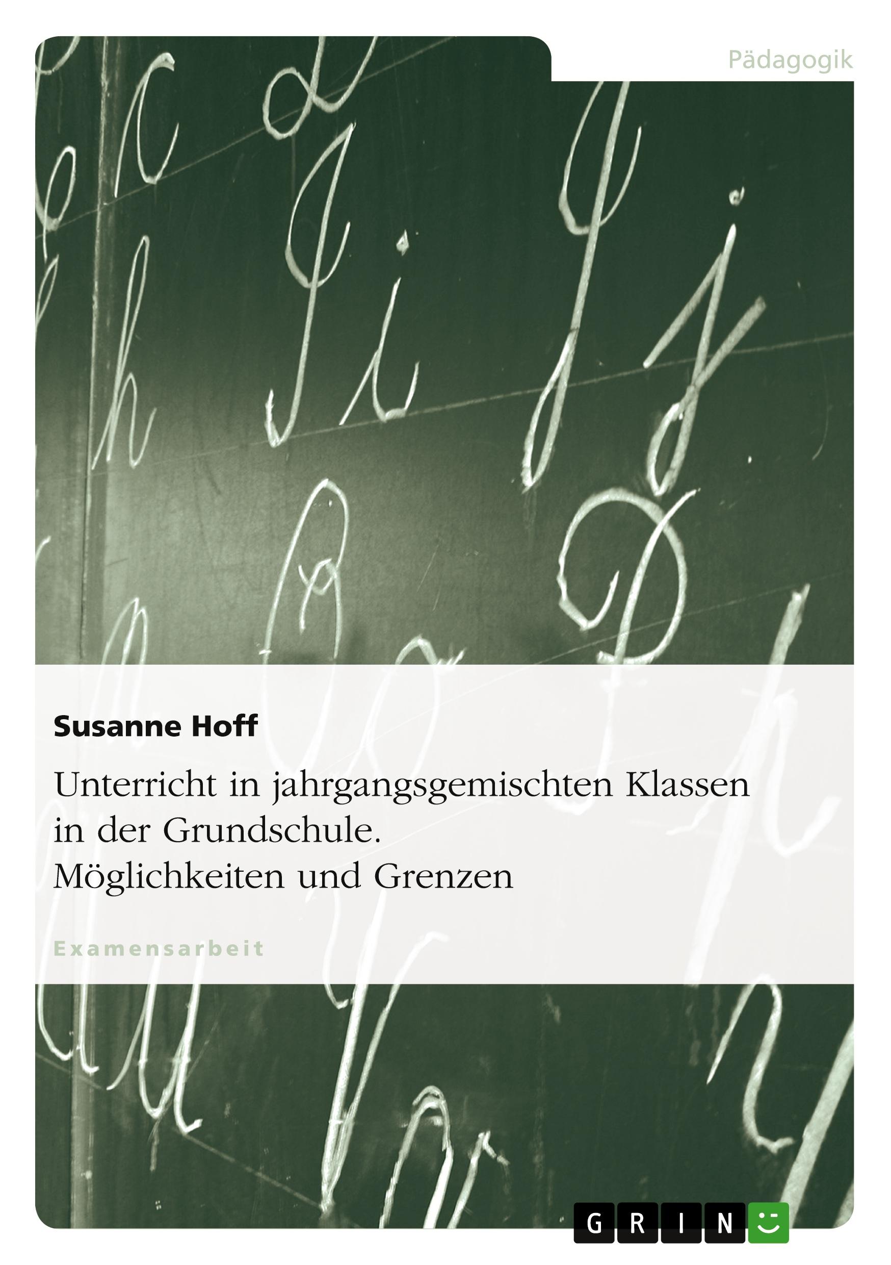 Cover: 9783638732482 | Unterricht in jahrgangsgemischten Klassen in der Grundschule....