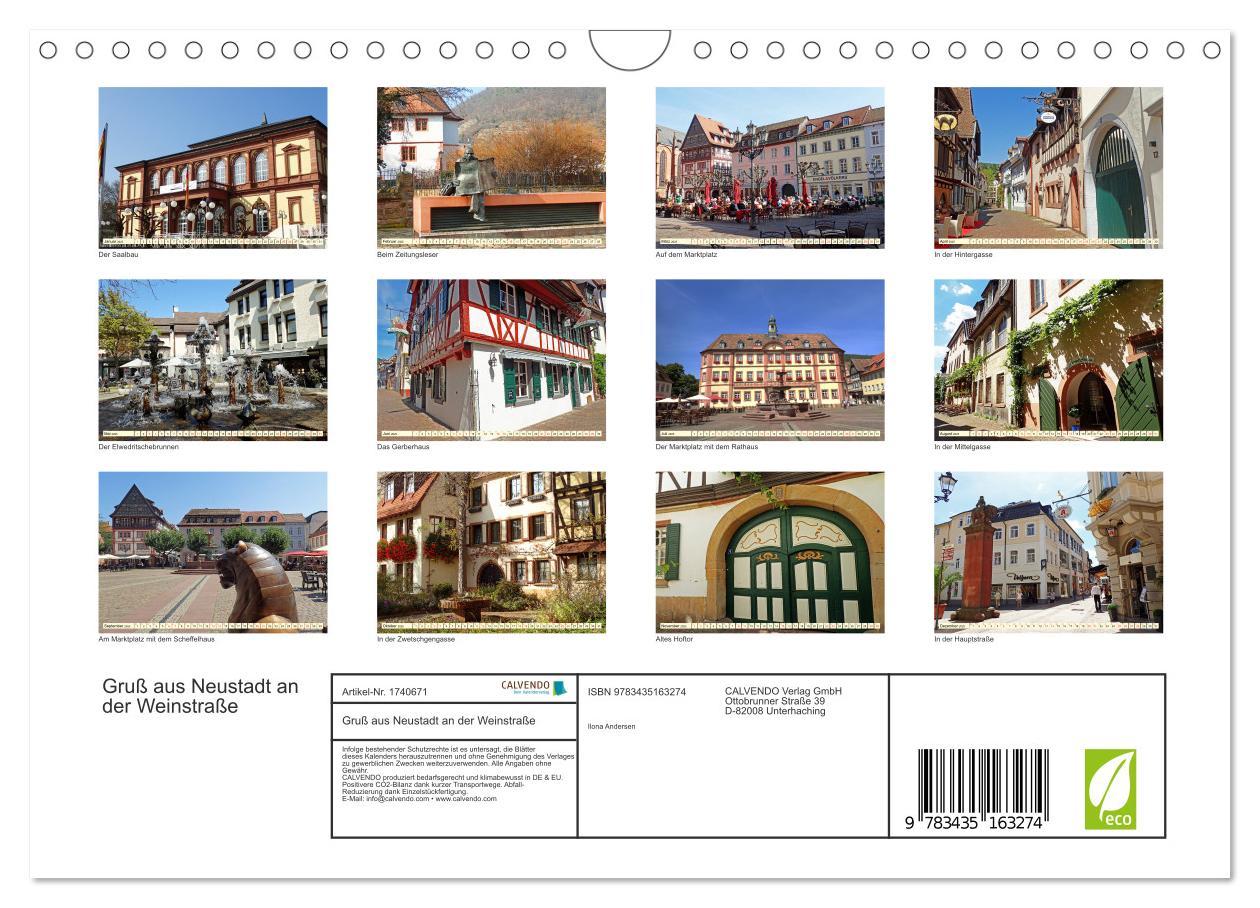 Bild: 9783435163274 | Gruß aus Neustadt an der Weinstraße (Wandkalender 2025 DIN A4...