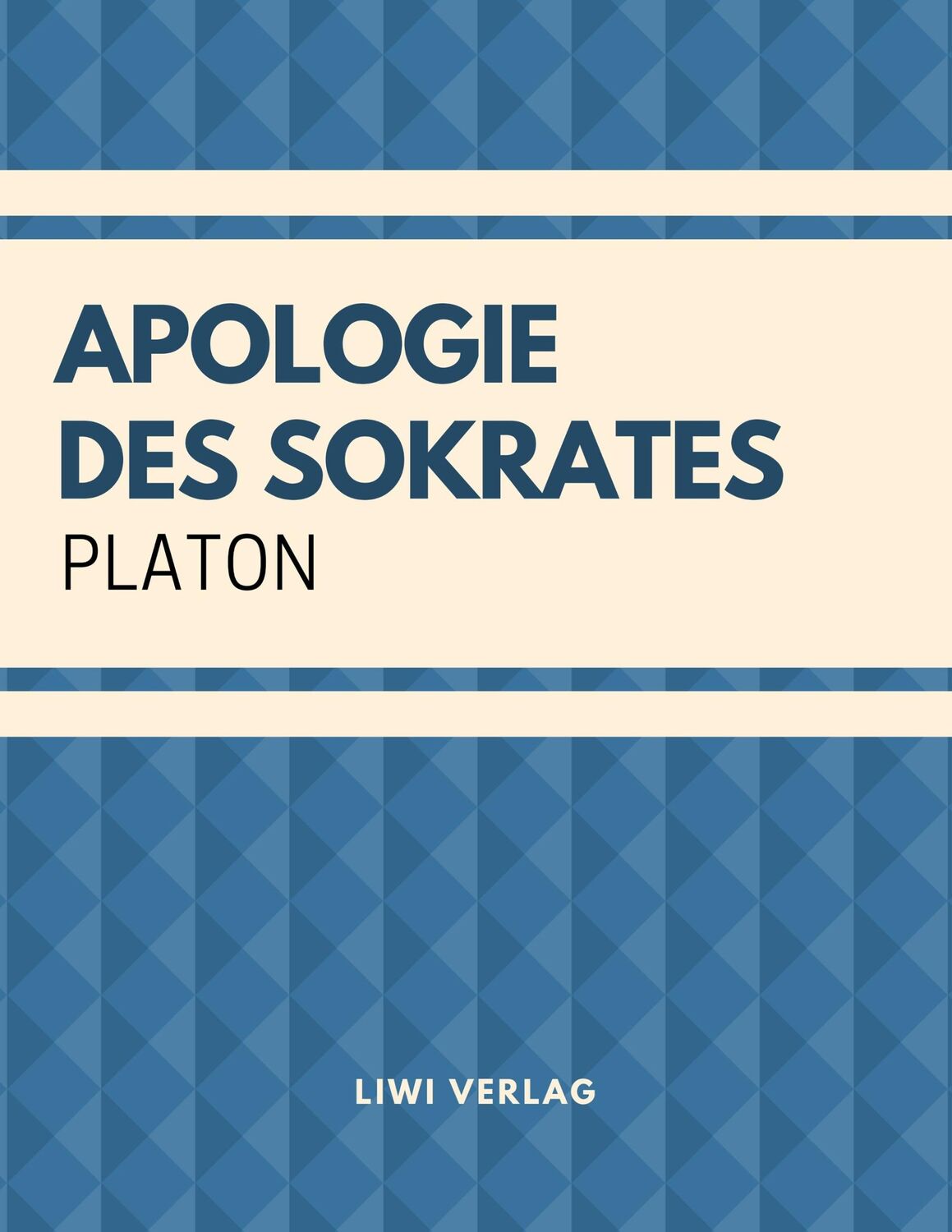 Cover: 9783965420809 | Apologie des Sokrates | Platon | Taschenbuch | Paperback | 28 S.