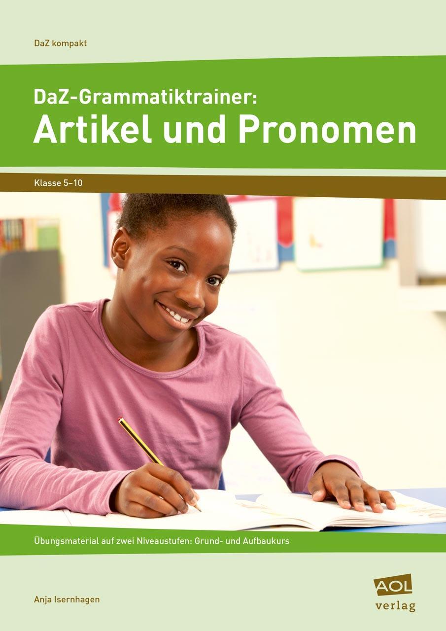 Cover: 9783403199083 | DaZ-Grammatiktrainer: Artikel und Pronomen | Anja Isernhagen | Deutsch