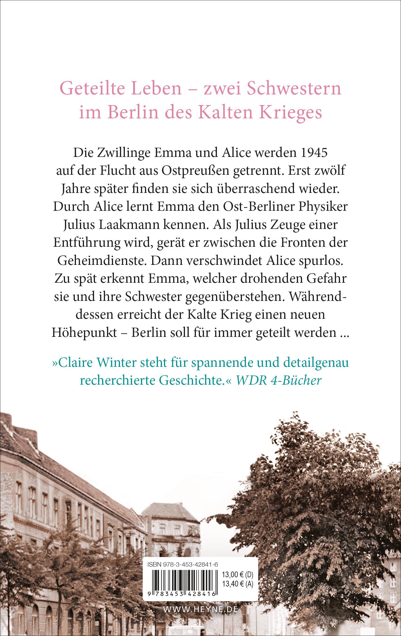 Bild: 9783453361089 | Kinder ihrer Zeit | Roman | Claire Winter | Taschenbuch | 592 S.