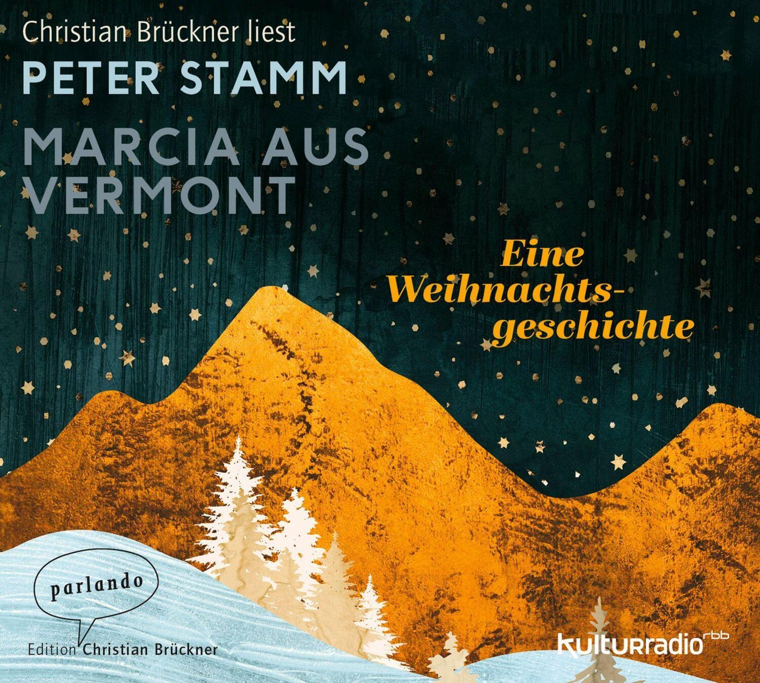Cover: 9783839871201 | Marcia aus Vermont | Peter Stamm | Audio-CD | 89 Min. | Deutsch | 2019
