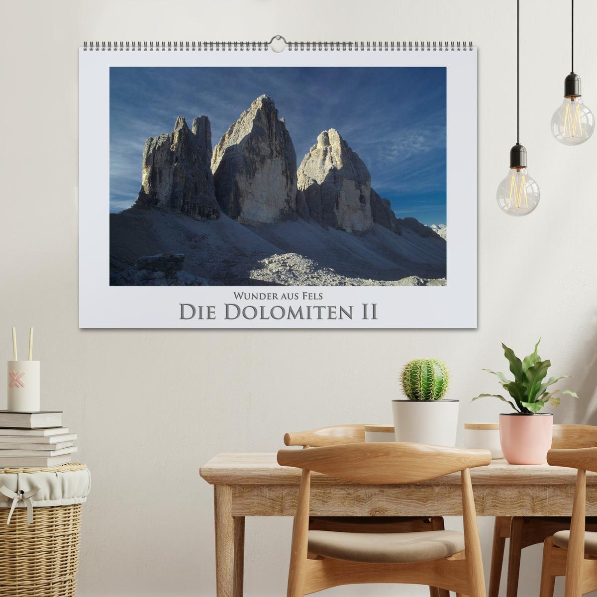 Bild: 9783435701094 | Wunder aus Fels - Die Dolomiten II (Wandkalender 2025 DIN A2 quer),...