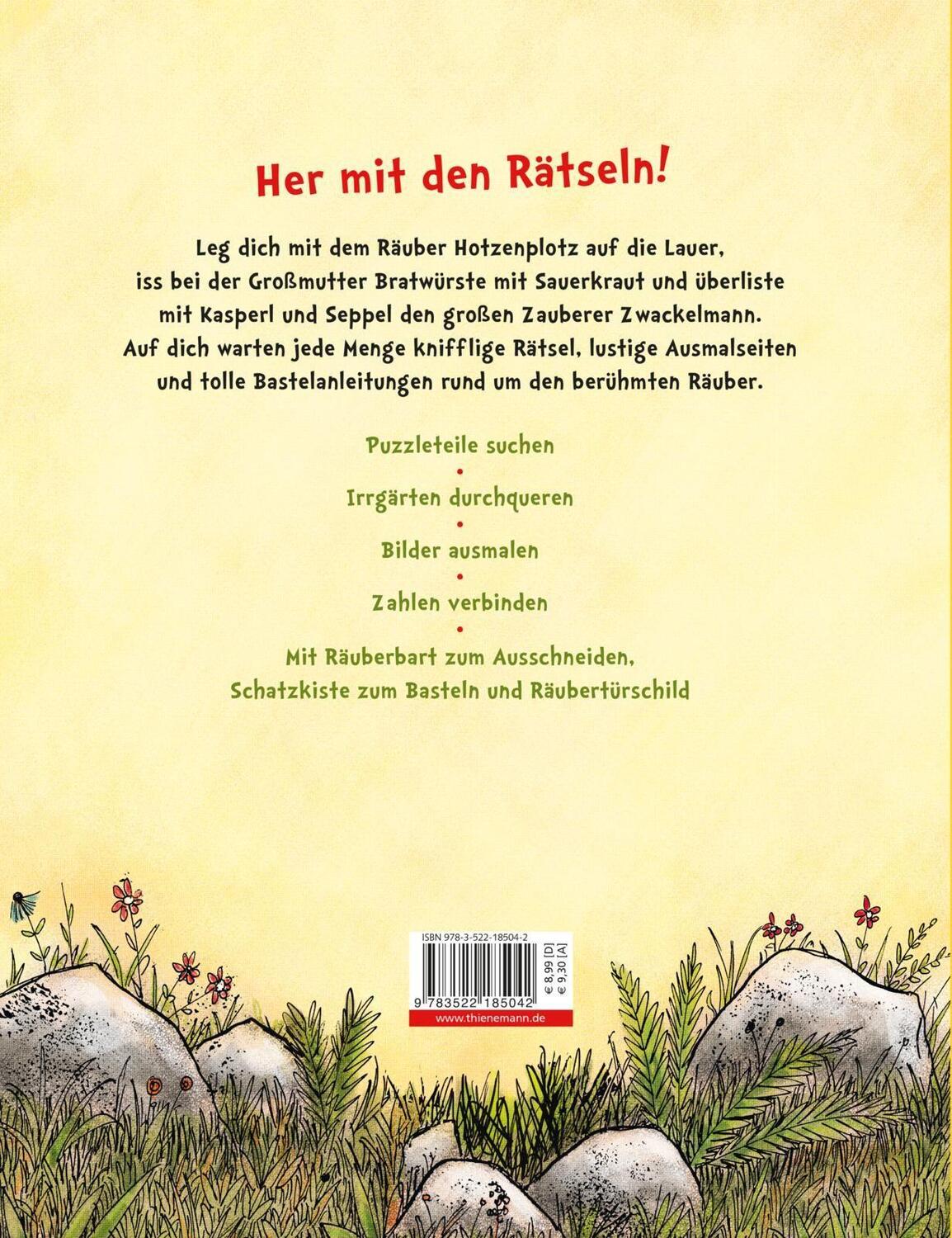 Rückseite: 9783522185042 | Mein großes Räuber Hotzenplotz-Rätselbuch | Otfried Preußler | Buch