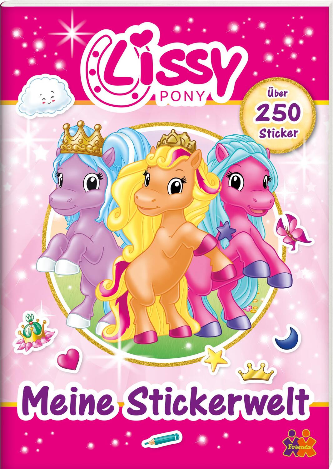 Cover: 9783863185879 | Lissy PONY. Meine Stickerwelt | Kids &amp; Concepts GmbH | Taschenbuch