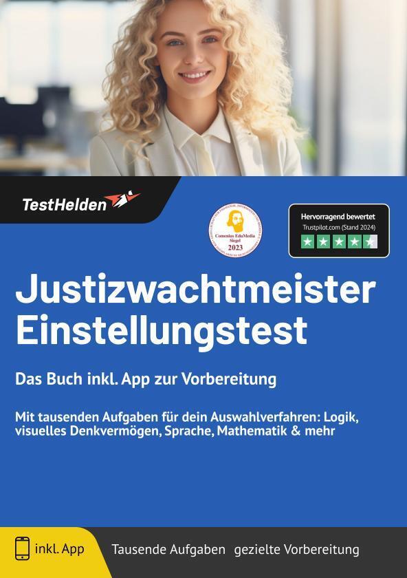 Cover: 9783988175298 | Justizwachtmeister Einstellungstest: Das Buch inkl. App zur...