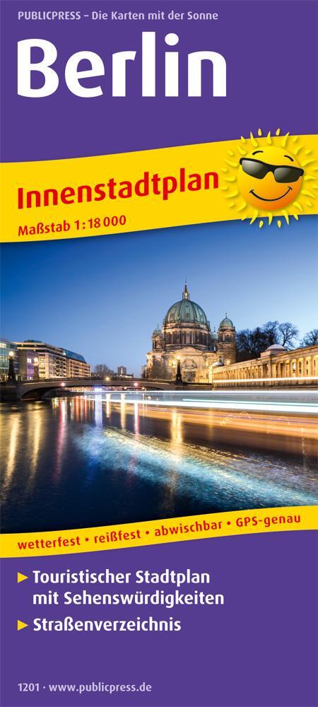 Cover: 9783961322015 | Berlin. Innenstadtplan 1:18 000 | (Land-)Karte | Deutsch | 2017