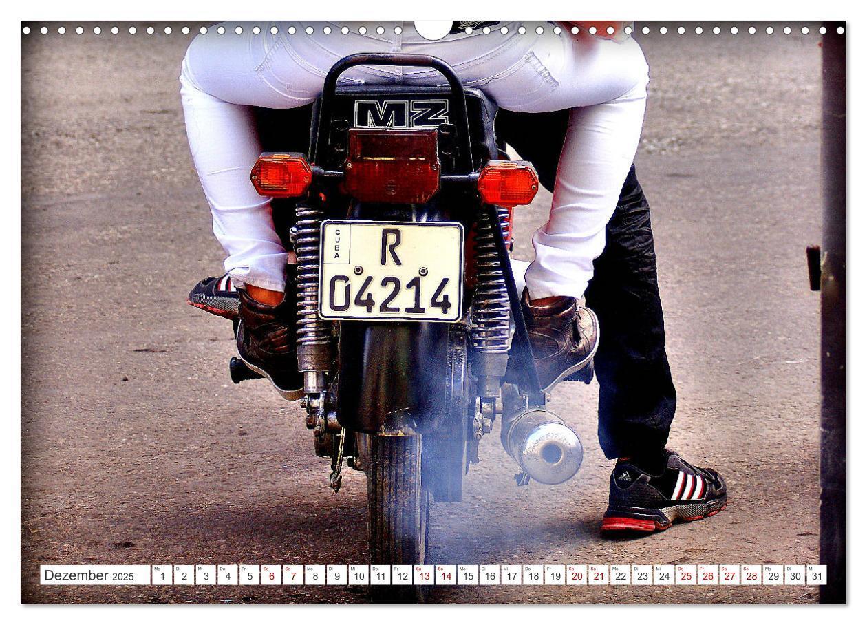 Bild: 9783383911842 | MZ BIKER - Ein Motorrad der DDR in Kuba (Wandkalender 2025 DIN A3...