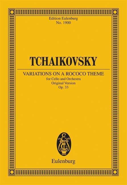 Cover: 9783795771546 | Variationen über ein Rokoko-Thema für Violoncello und Orchester | Buch