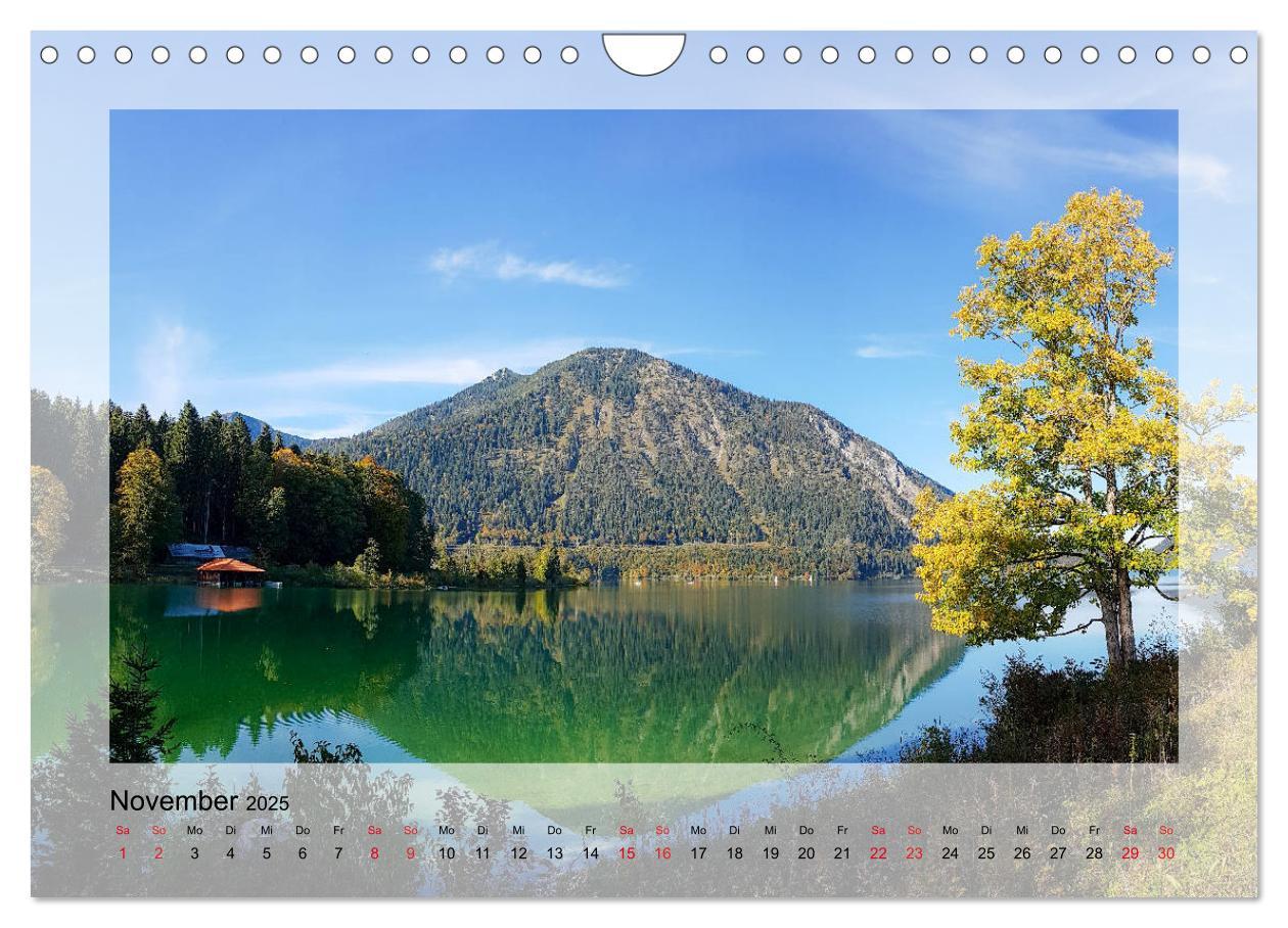 Bild: 9783435180875 | Walchensee (Wandkalender 2025 DIN A4 quer), CALVENDO Monatskalender