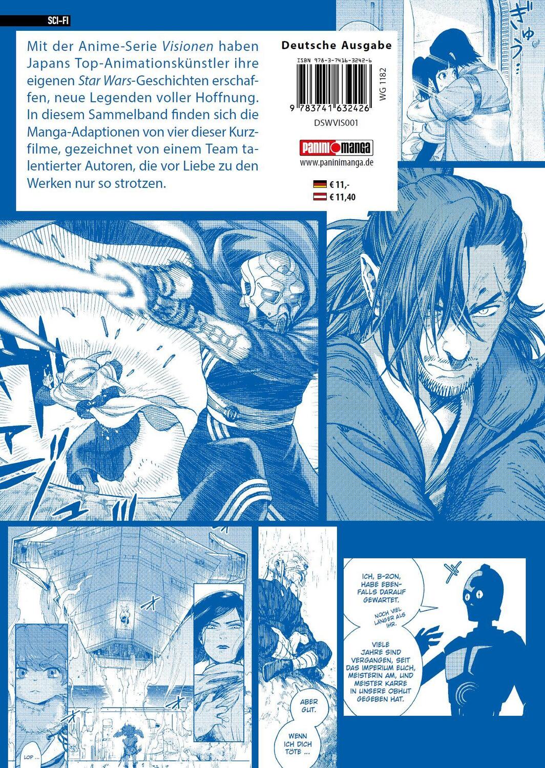 Rückseite: 9783741632426 | Star Wars: Visionen (Manga) 01 | Bd. 1 | Haruichi (u. a.) | Buch