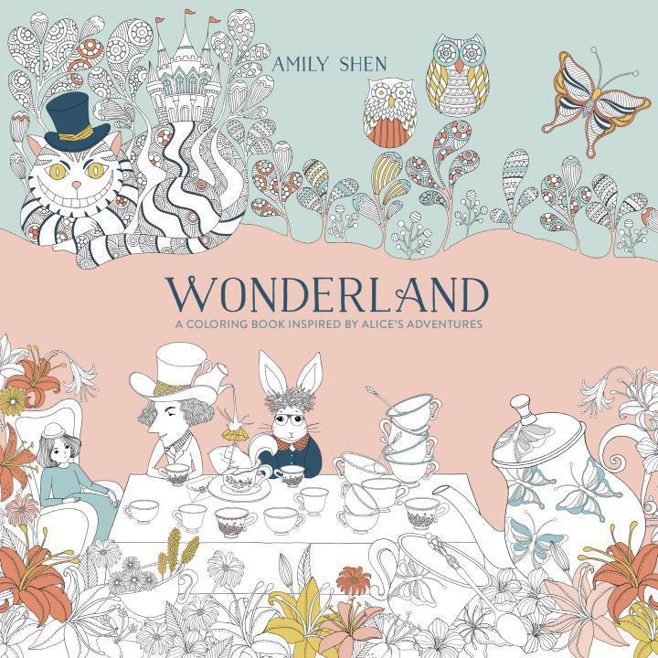 Cover: 9780399578465 | Wonderland: A Coloring Book Inspired by Alice's Adventures | Shen