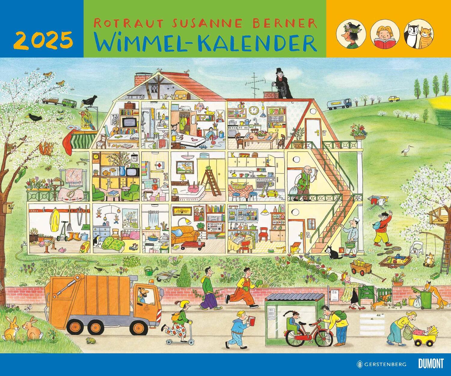 Cover: 4250809653143 | Wimmel-Kalender 2025 - DUMONT Kinderkalender - Wandkalender 60 x 50...