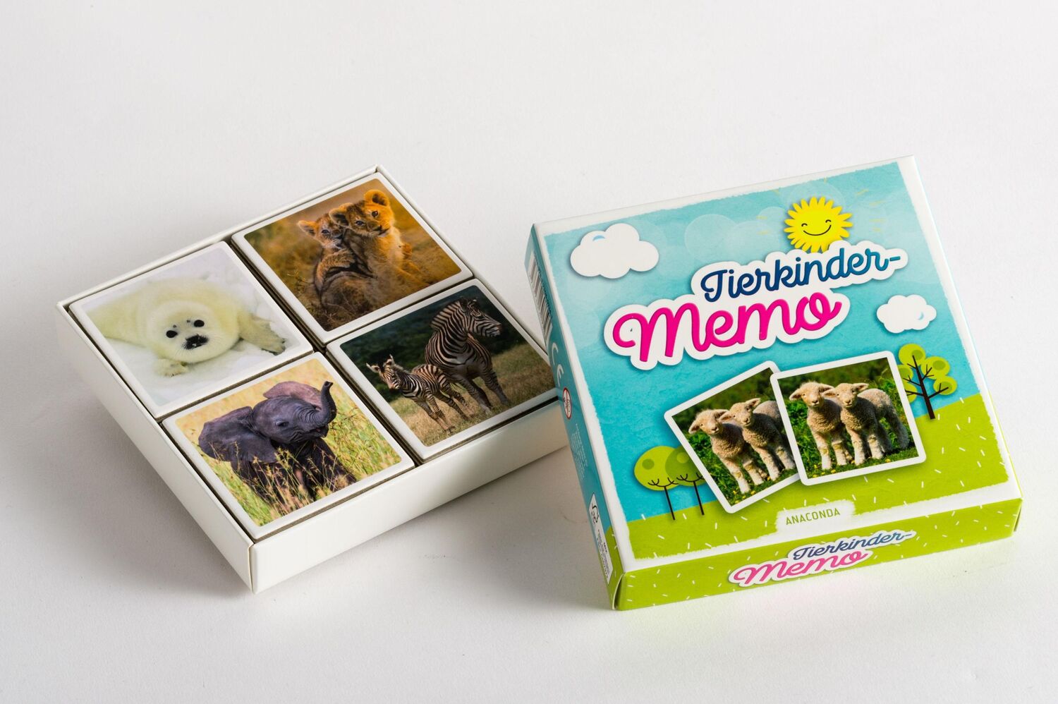 Bild: 9783730607343 | Tierkinder-Memo | 40 Spielkarten im Spielkarton | Stück | 40 S. | 2019