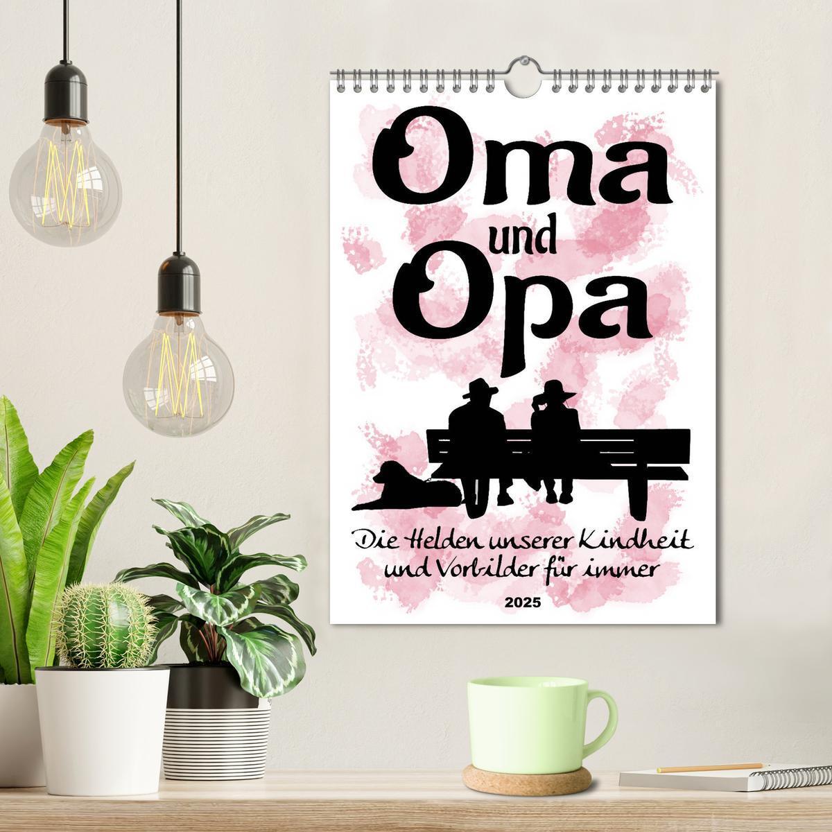 Bild: 9783435939343 | Oma und Opa, die Helden unserer Kindheit (Wandkalender 2025 DIN A4...