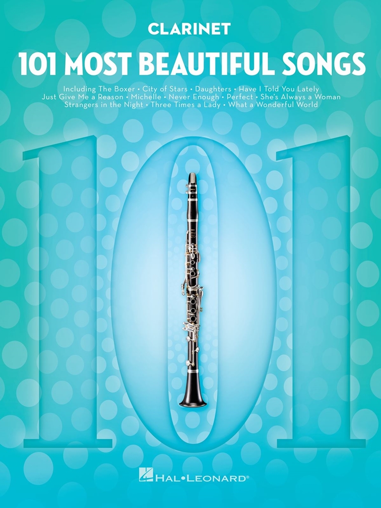 Cover: 888680925383 | 101 Most Beautiful Songs | for Clarinet | Instrumental Folio | Buch