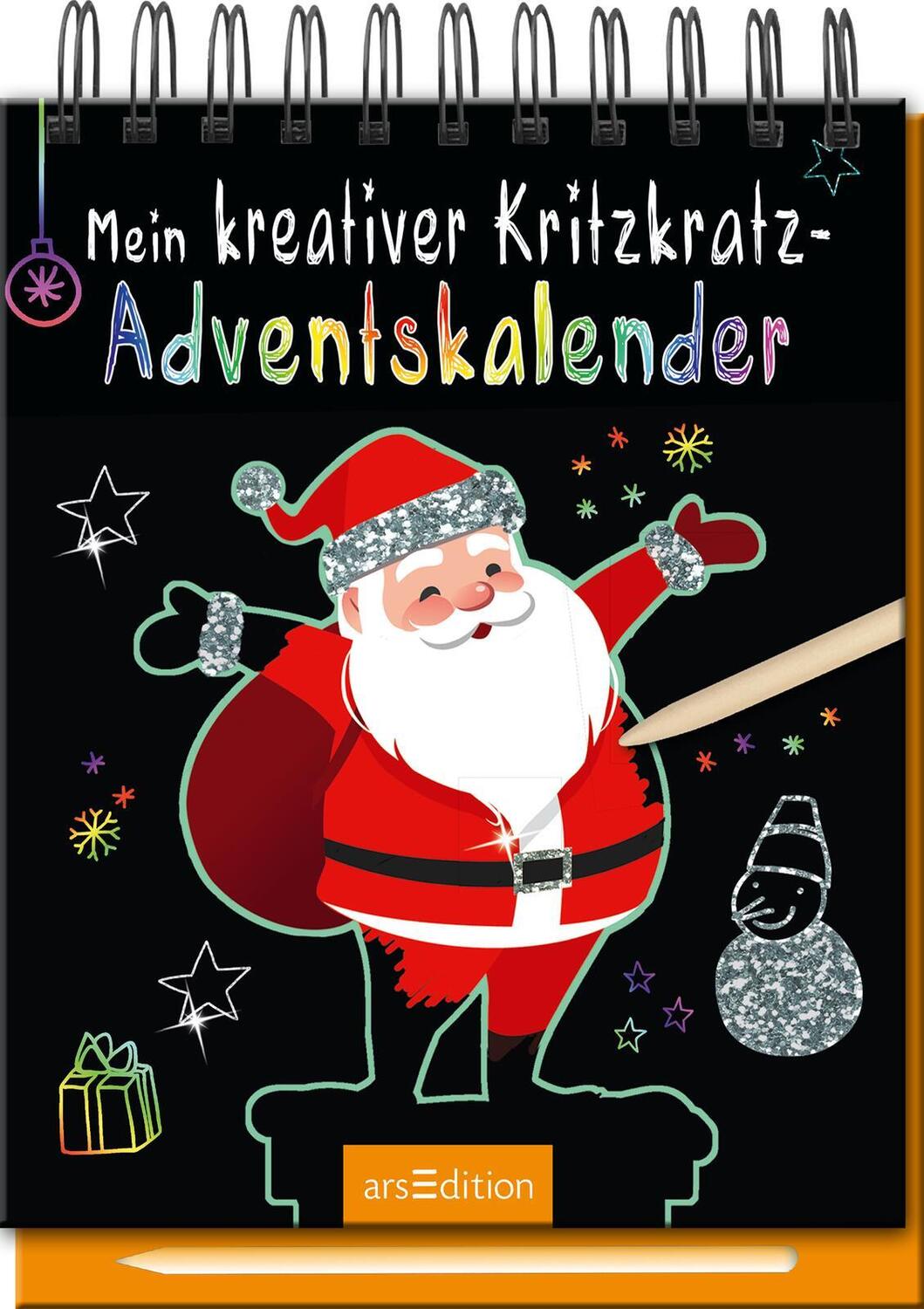 Cover: 9783845849324 | Mein kreativer Kritzkratz-Adventskalender | Taschenbuch | 24 S. | 2022