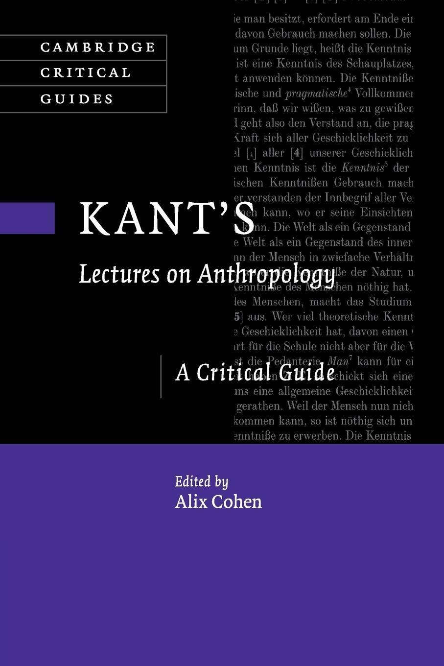 Cover: 9781316621547 | Kant's Lectures on Anthropology | Alix Cohen | Taschenbuch | Paperback