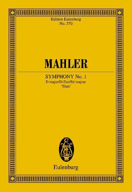 Cover: 9783795761363 | Sinfonie Nr. 1 D-Dur | "Der Titan". Orchester. Studienpartitur. | 1985