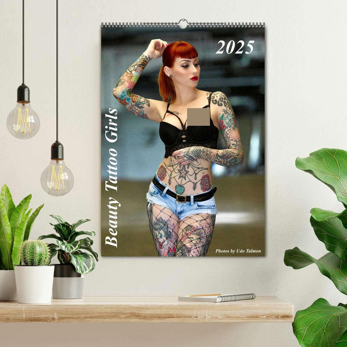 Bild: 9783435861859 | Beauty Tattoo Girls 2025 (Wandkalender 2025 DIN A2 hoch), CALVENDO...