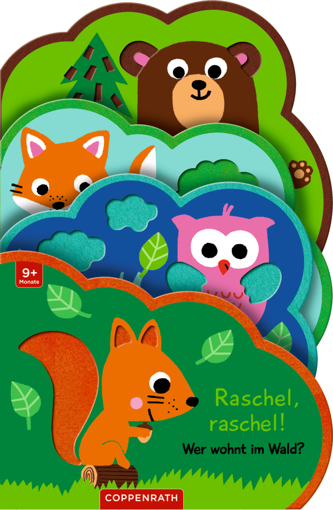Cover: 9783649640974 | Mein Filz-Fühlbuch: Raschel, raschel! Wer wohnt im Wald? | Kawamura