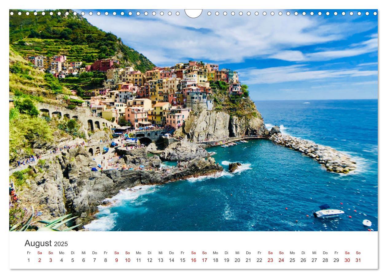 Bild: 9783435005888 | Italien - Romantische Städte und endlose Küsten. (Wandkalender 2025...