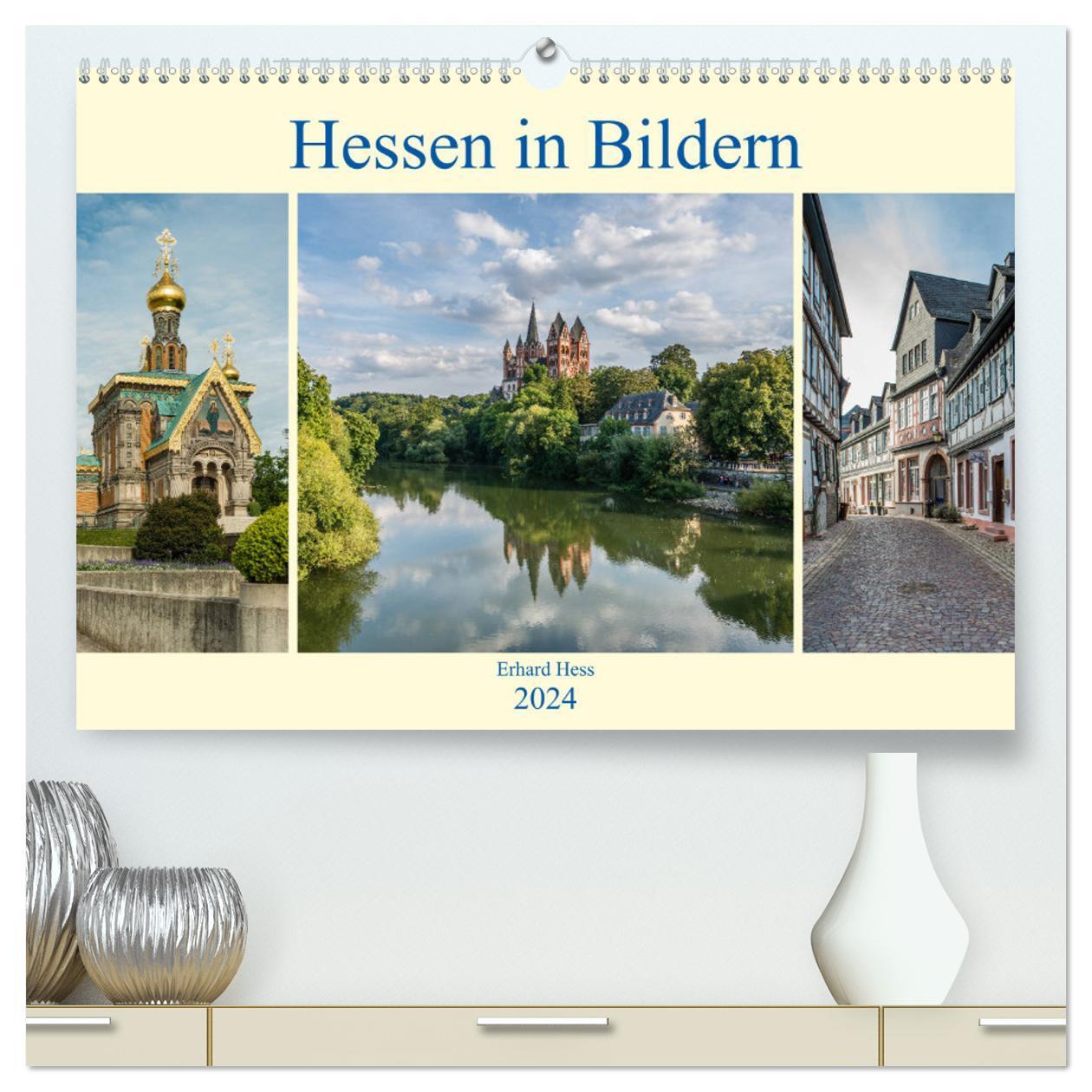 Cover: 9783383171970 | Hessen in Bildern (hochwertiger Premium Wandkalender 2024 DIN A2...