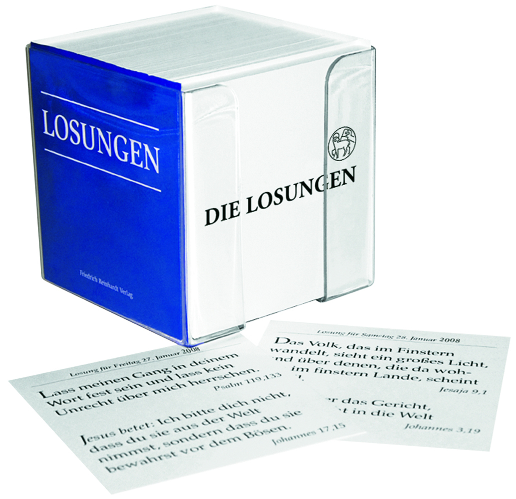 Cover: 9783724526216 | Losungen Deutschland 2024 / Losungs-Box 2024 | Brüdergemeine | Box