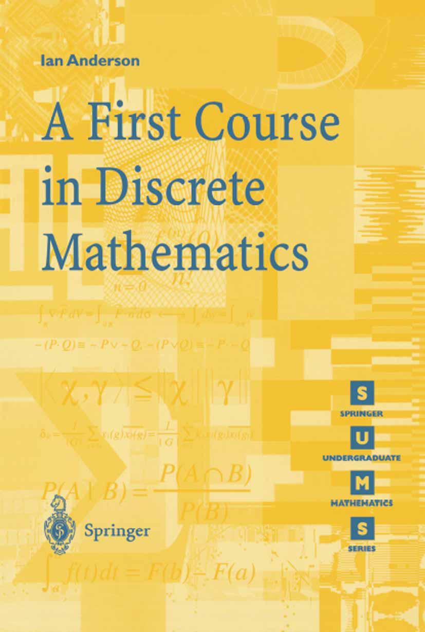 Cover: 9781852332365 | A First Course in Discrete Mathematics | Ian Anderson | Taschenbuch