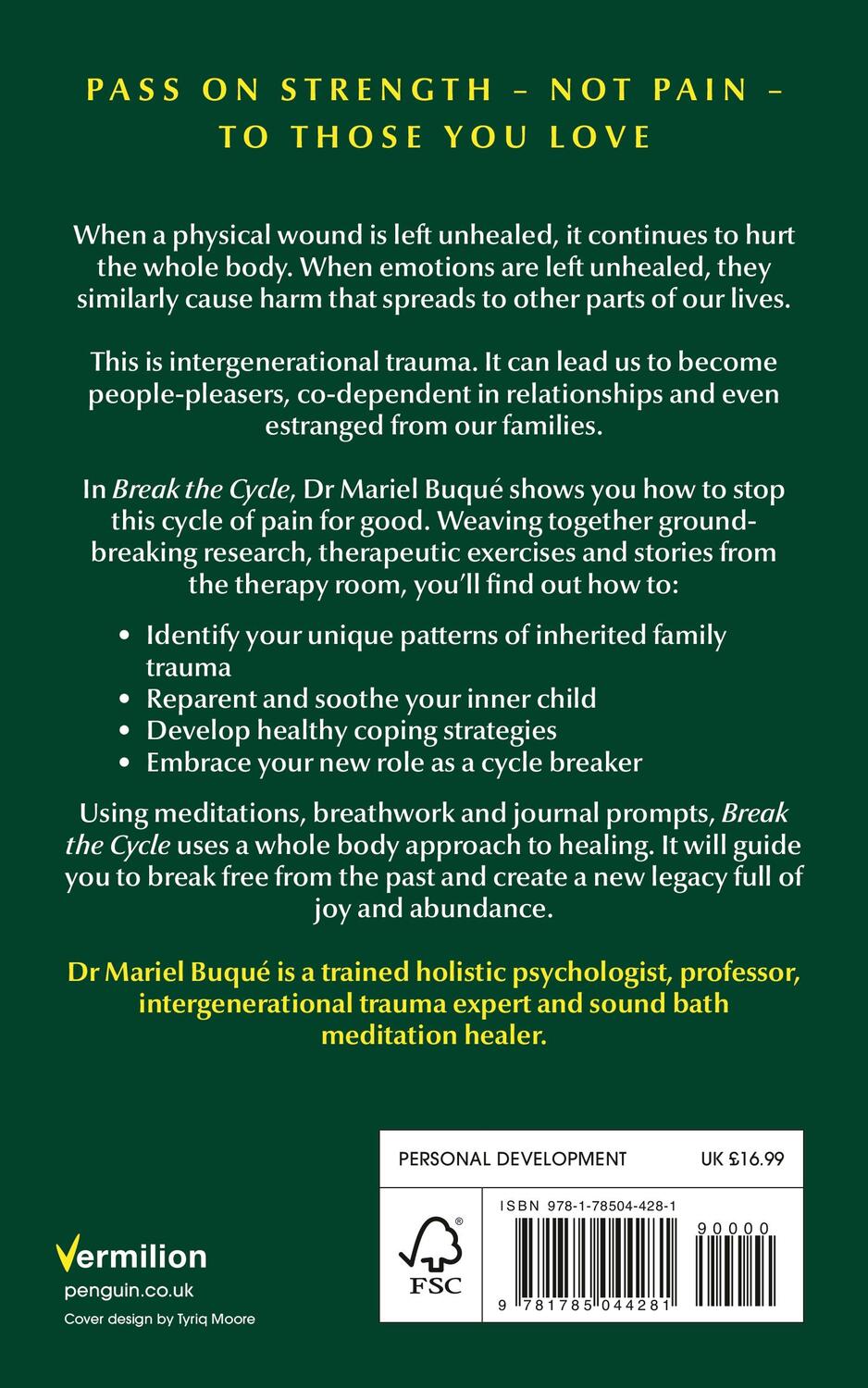 Rückseite: 9781785044281 | Break the Cycle | A Guide to Healing Intergenerational Trauma | Buqué