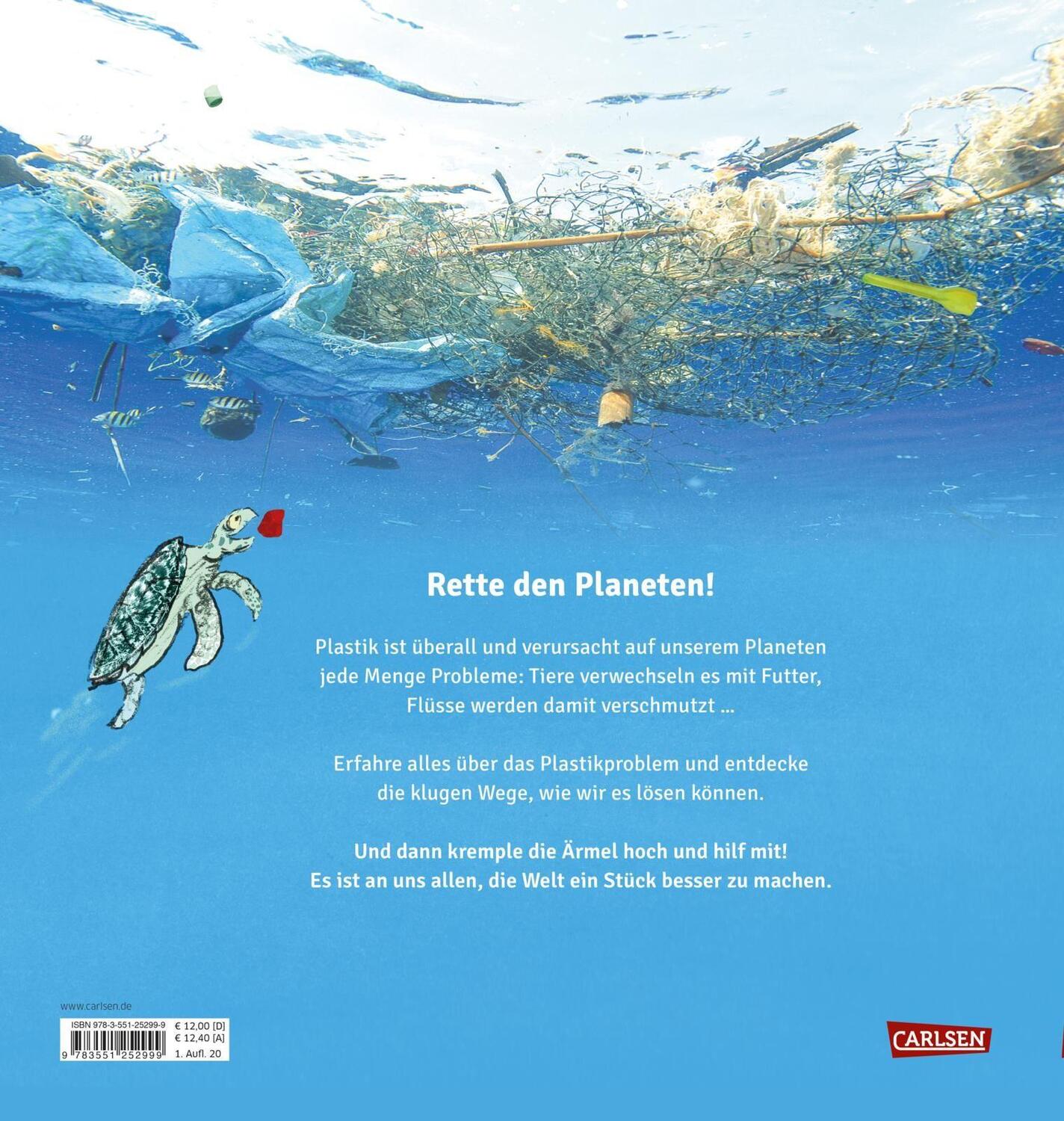Rückseite: 9783551252999 | Für eine Umwelt ohne Plastik | Neal Layton | Buch | 32 S. | Deutsch
