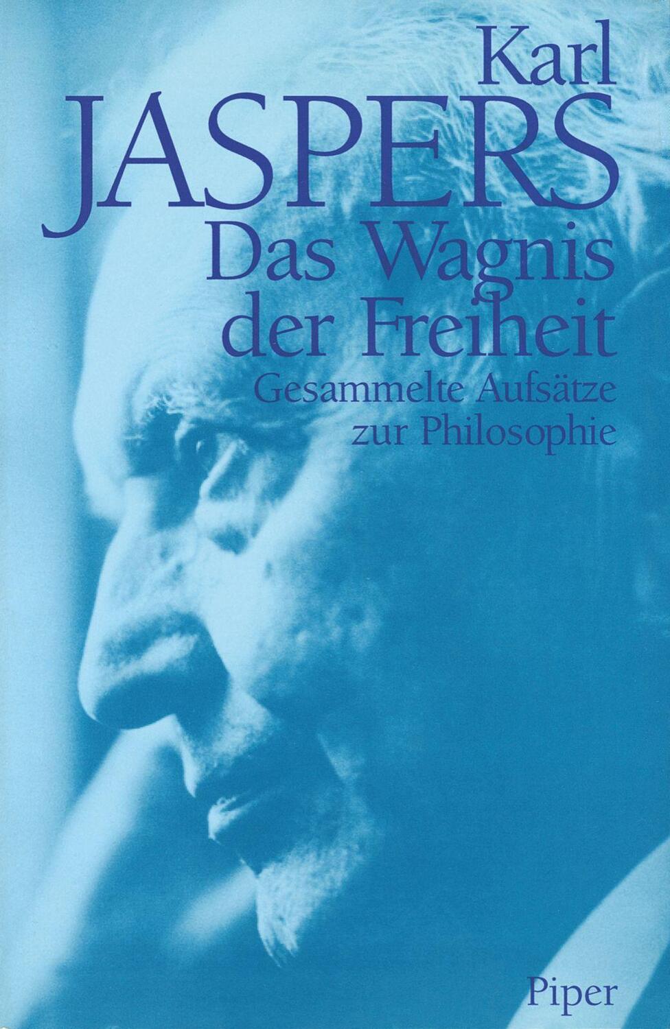 Cover: 9783492038485 | Das Wagnis der Freiheit | Gesammelte Aufsätze zur Philosophie | Buch