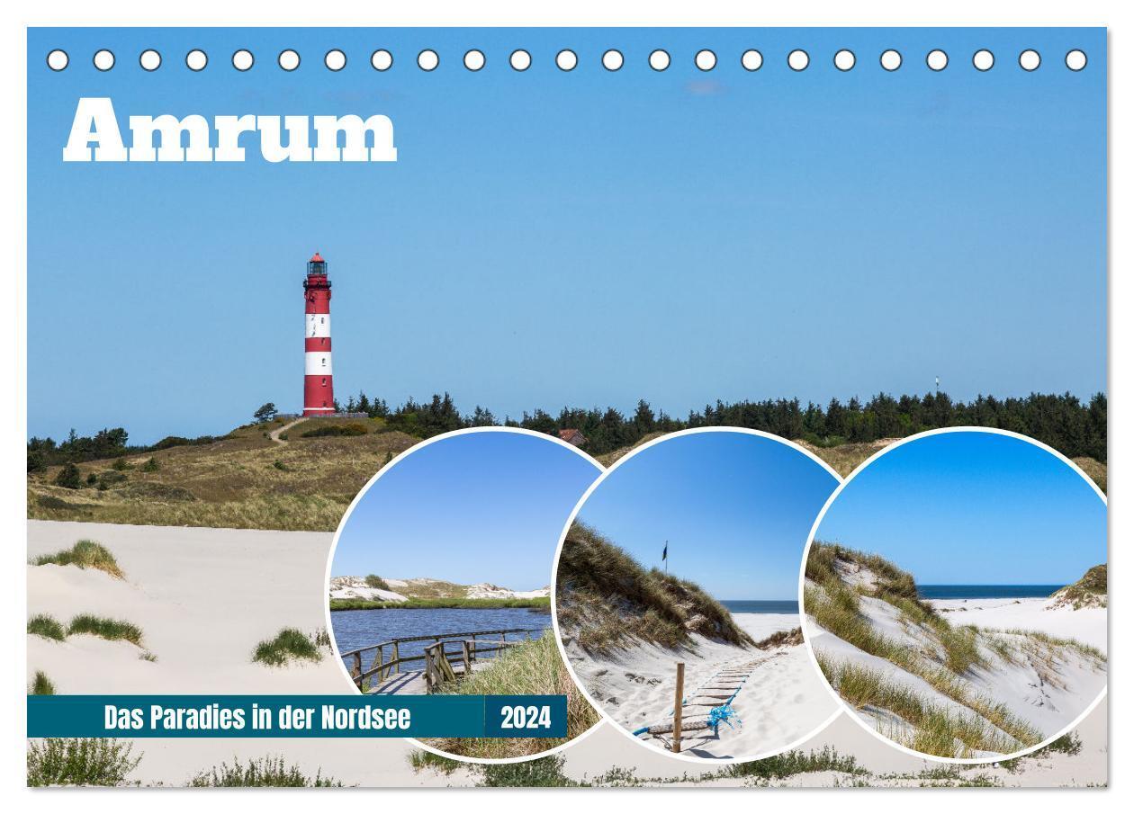 Cover: 9783383670053 | Amrum - Das Paradies in der Nordsee (Tischkalender 2024 DIN A5...