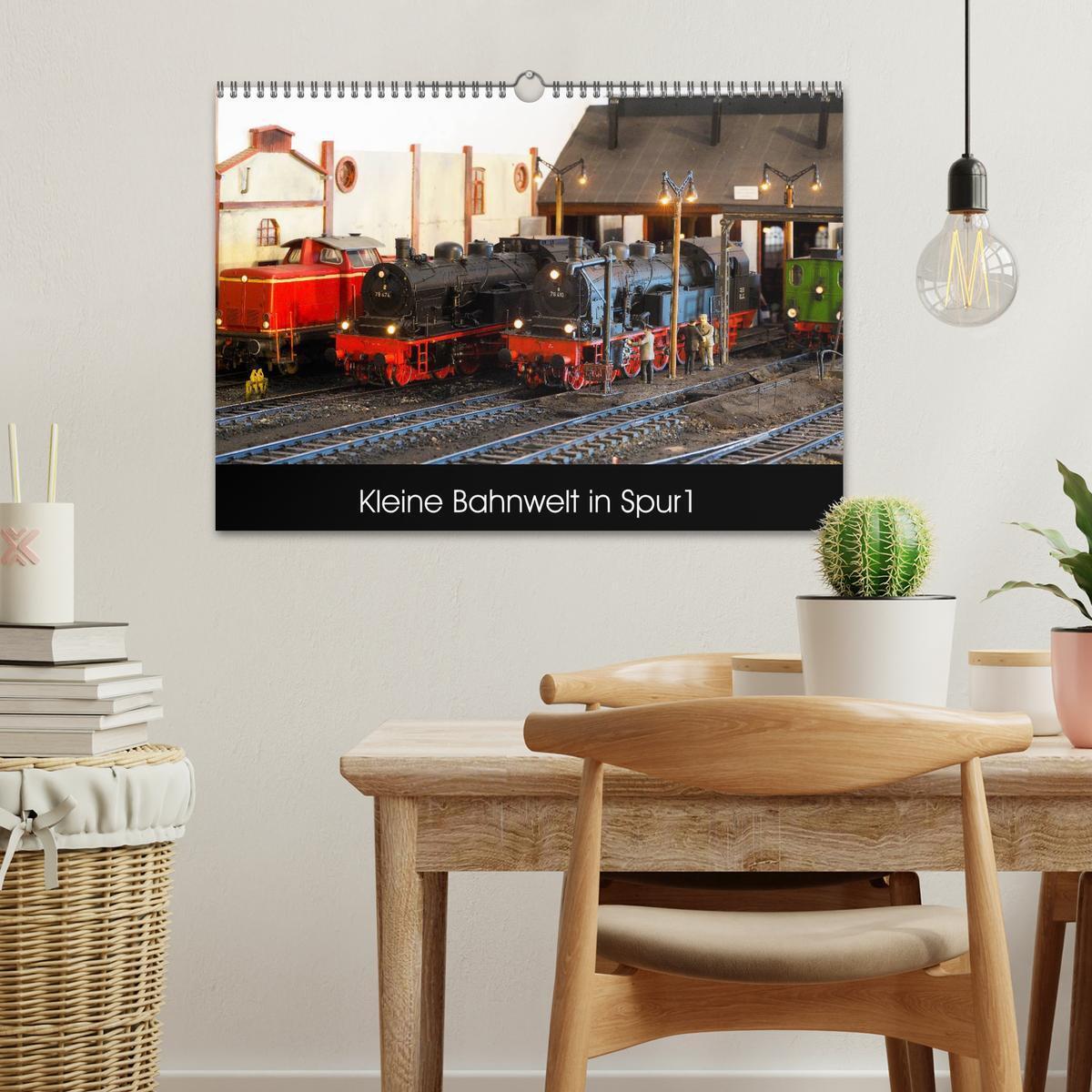 Bild: 9783435568314 | Kleine Bahnwelt in Spur 1 (Wandkalender 2025 DIN A3 quer), CALVENDO...