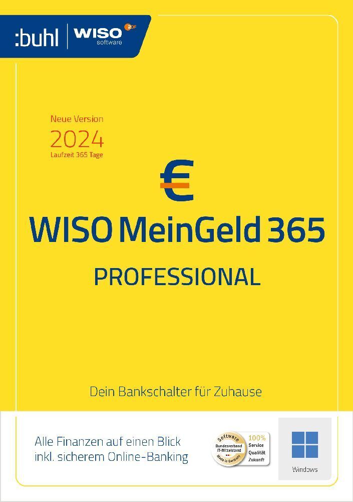 Cover: 4011282005146 | WISO Mein Geld Professional 365, 1 CD-ROM | CD-ROM | Deutsch | 2023