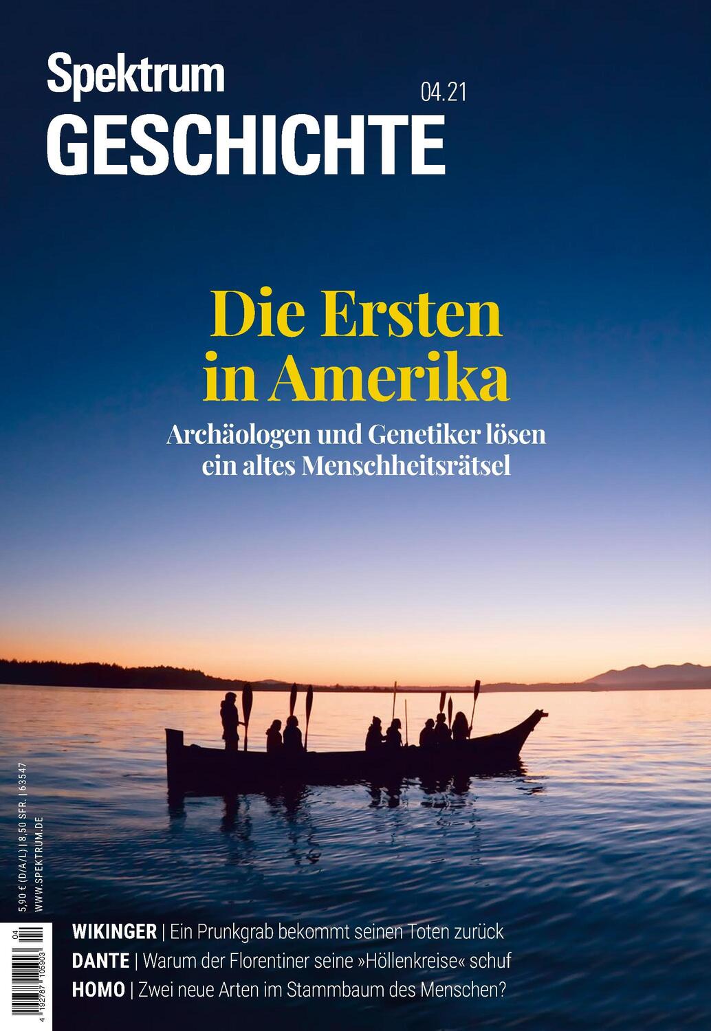 Cover: 9783958925007 | Spektrum Geschichte - Die Ersten in Amerika | Taschenbuch | Deutsch