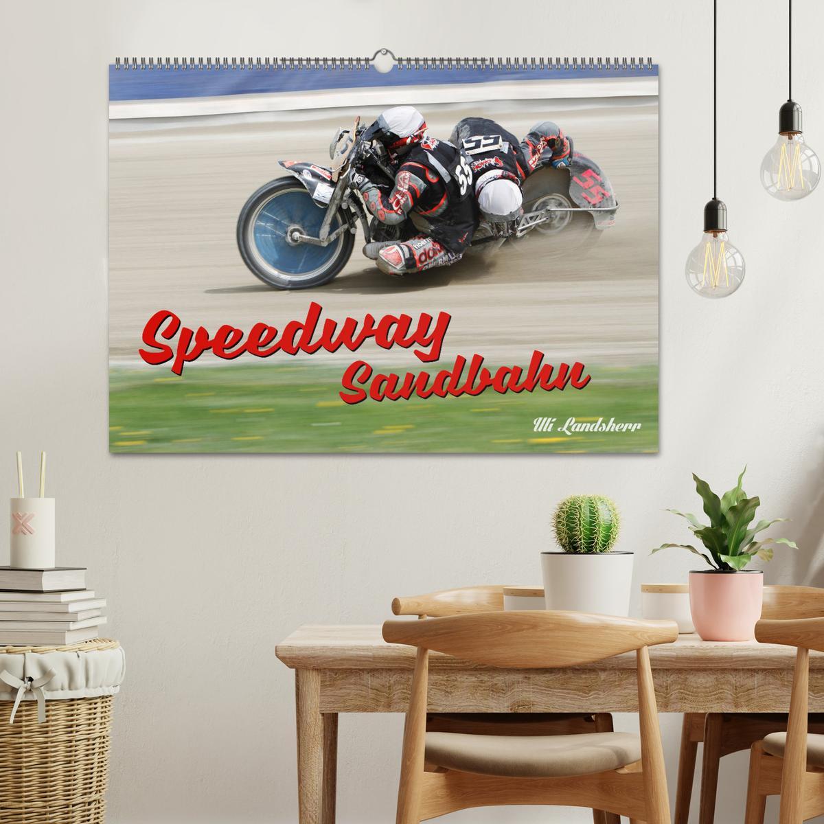 Bild: 9783435130450 | Speedway Sandbahn (Wandkalender 2025 DIN A2 quer), CALVENDO...