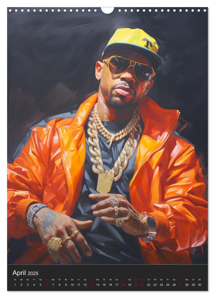 Bild: 9783435863624 | Rap Kings. Paintings im Streetwear-Charme (Wandkalender 2025 DIN A3...