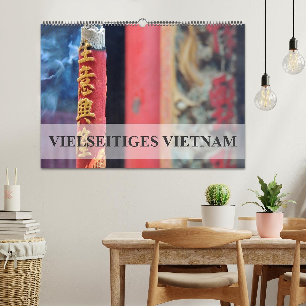 Bild: 9783435727575 | Vielseitiges Vietnam (Wandkalender 2025 DIN A2 quer), CALVENDO...