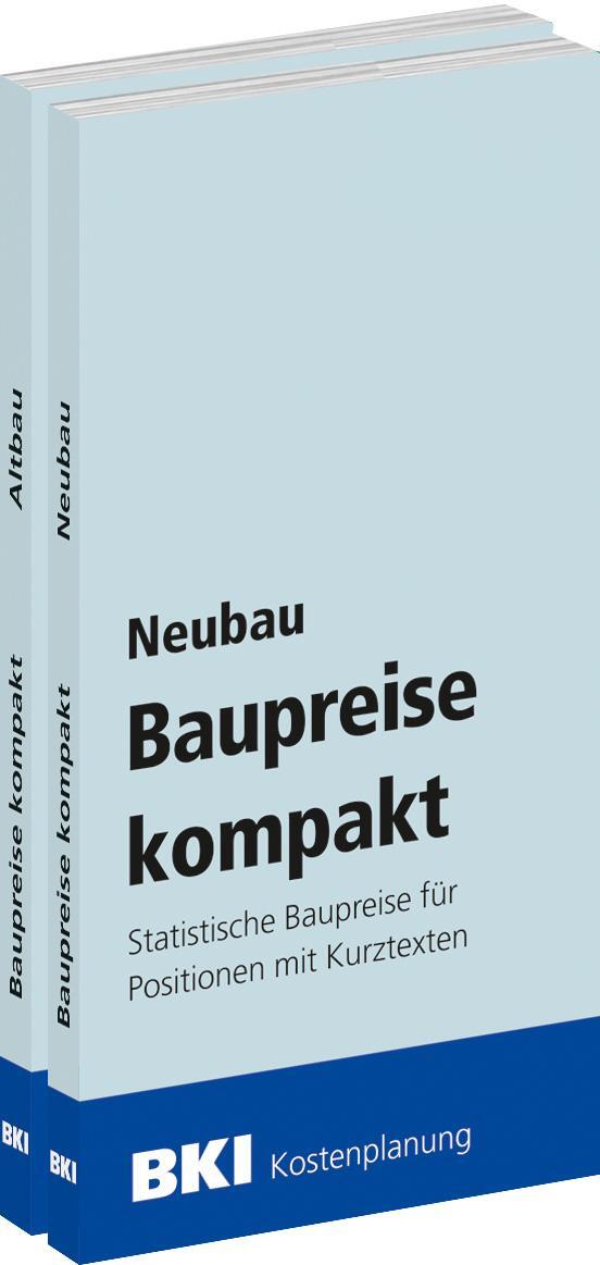 Cover: 9783481047566 | BKI Baupreise kompakt 2025 - Neubau + Altbau | Taschenbuch | Deutsch