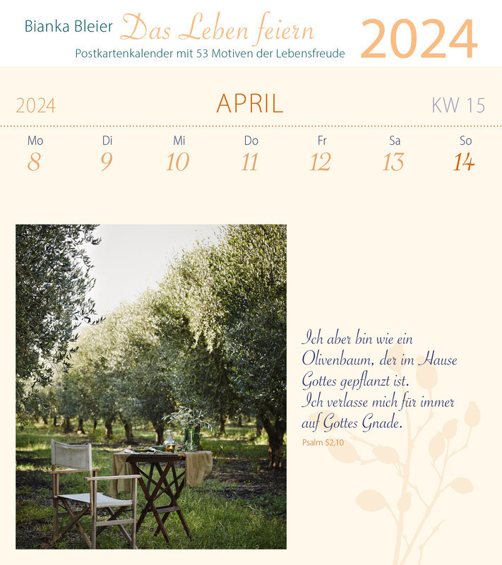 Bild: 9783789349911 | Das Leben feiern 2024 - Postkartenkalender mit 53 Motiven der...