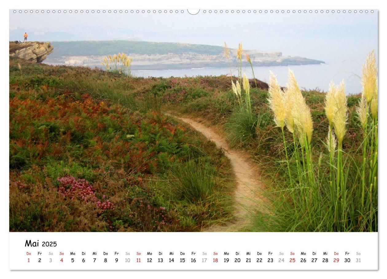 Bild: 9783435635726 | Camino del norte - Küstenweg (Wandkalender 2025 DIN A2 quer),...