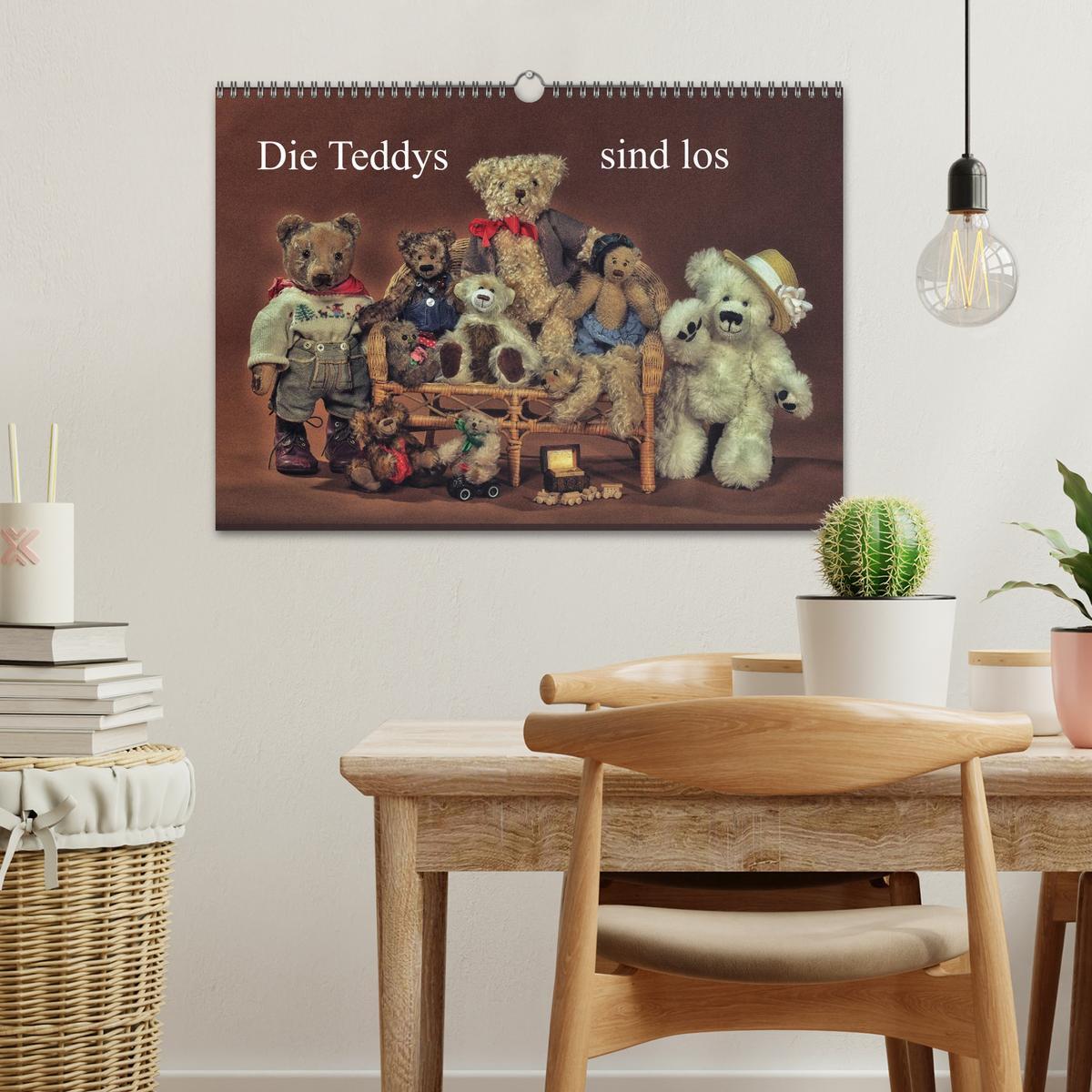 Bild: 9783435627233 | Die Teddys sind los (Wandkalender 2025 DIN A3 quer), CALVENDO...