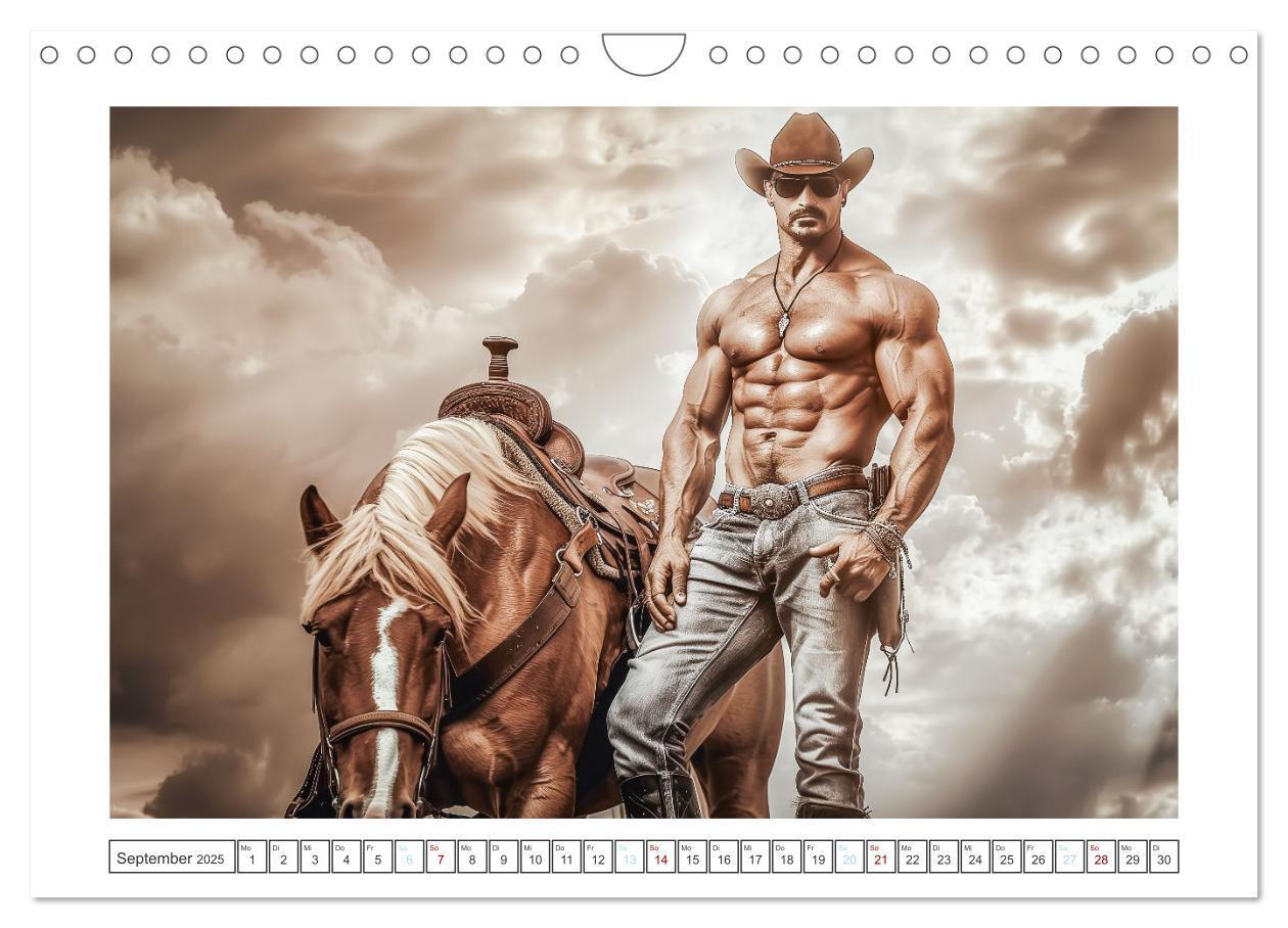 Bild: 9783383788963 | Im Bann des Cowboys (Wandkalender 2025 DIN A4 quer), CALVENDO...