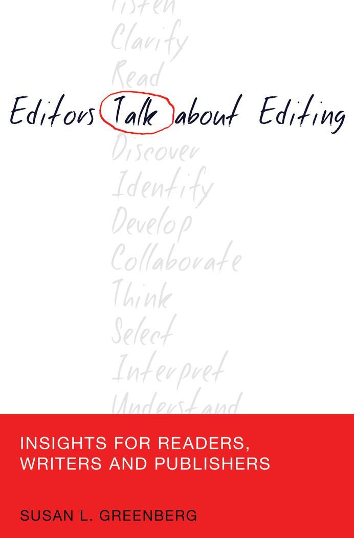 Cover: 9781433120039 | Editors Talk about Editing | Susan L. Greenberg | Taschenbuch | 2015